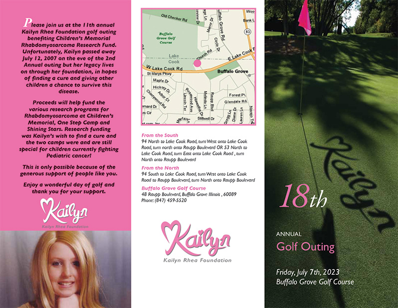 17th Annual Kailyn Rhea Foundation Golf Outing